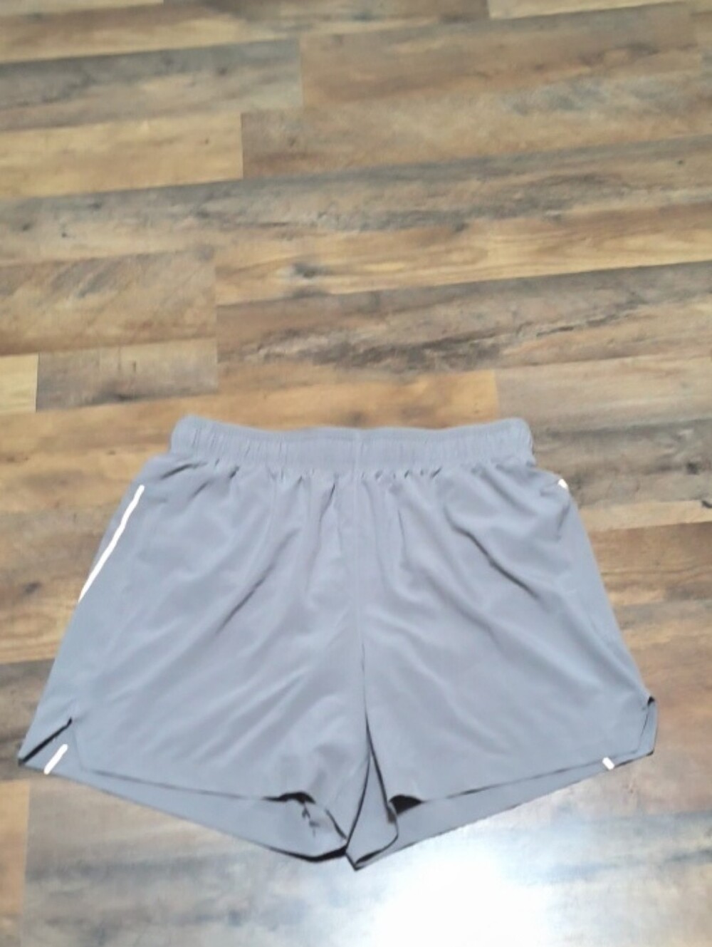 DSG Gray Athletic Shorts with Elastic Waist
